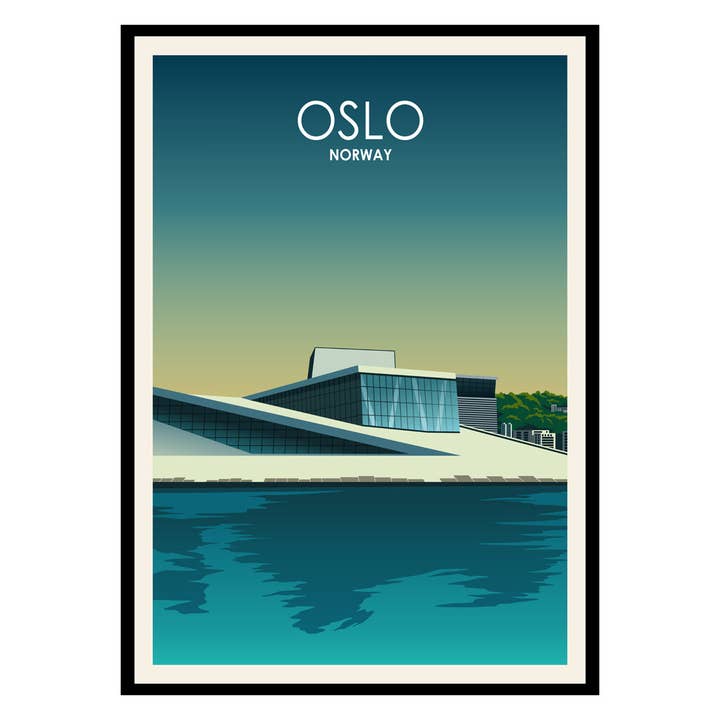 Oslo Norway Poster for wholesale by Places of Art