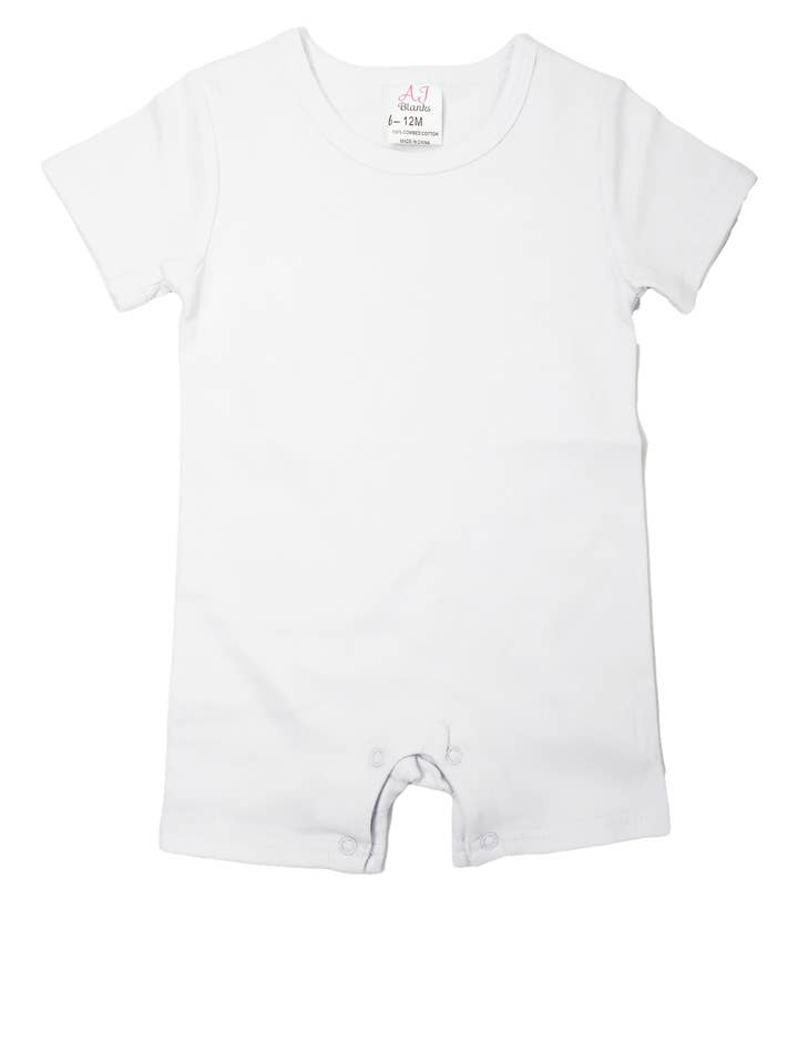 AJ Blanks - Wholesale Jumpsuit - Baby - Boys Short Sleeve Romper