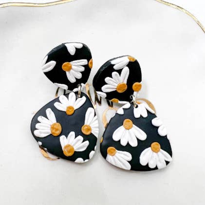 The Clara in Daisies Earrings for wholesale by Grace & Good