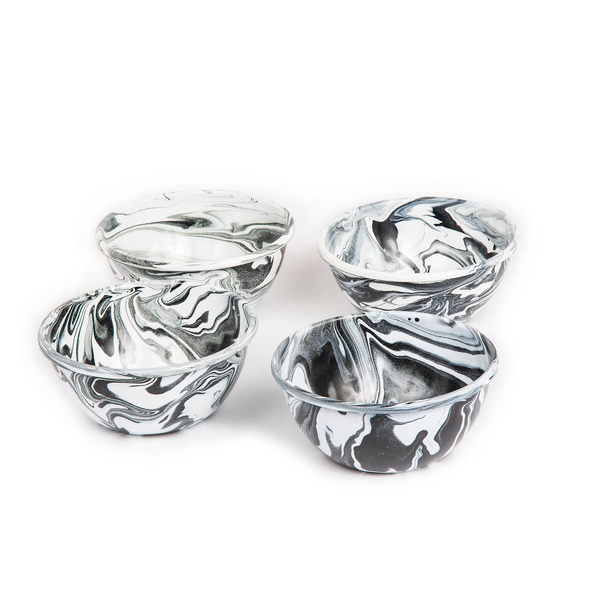 Artesano | Home Decor - Vendita all'ingrosso Servizio da tavola - Set da tavola smaltato marmorizzato dipinto a mano da 16 pezzi5