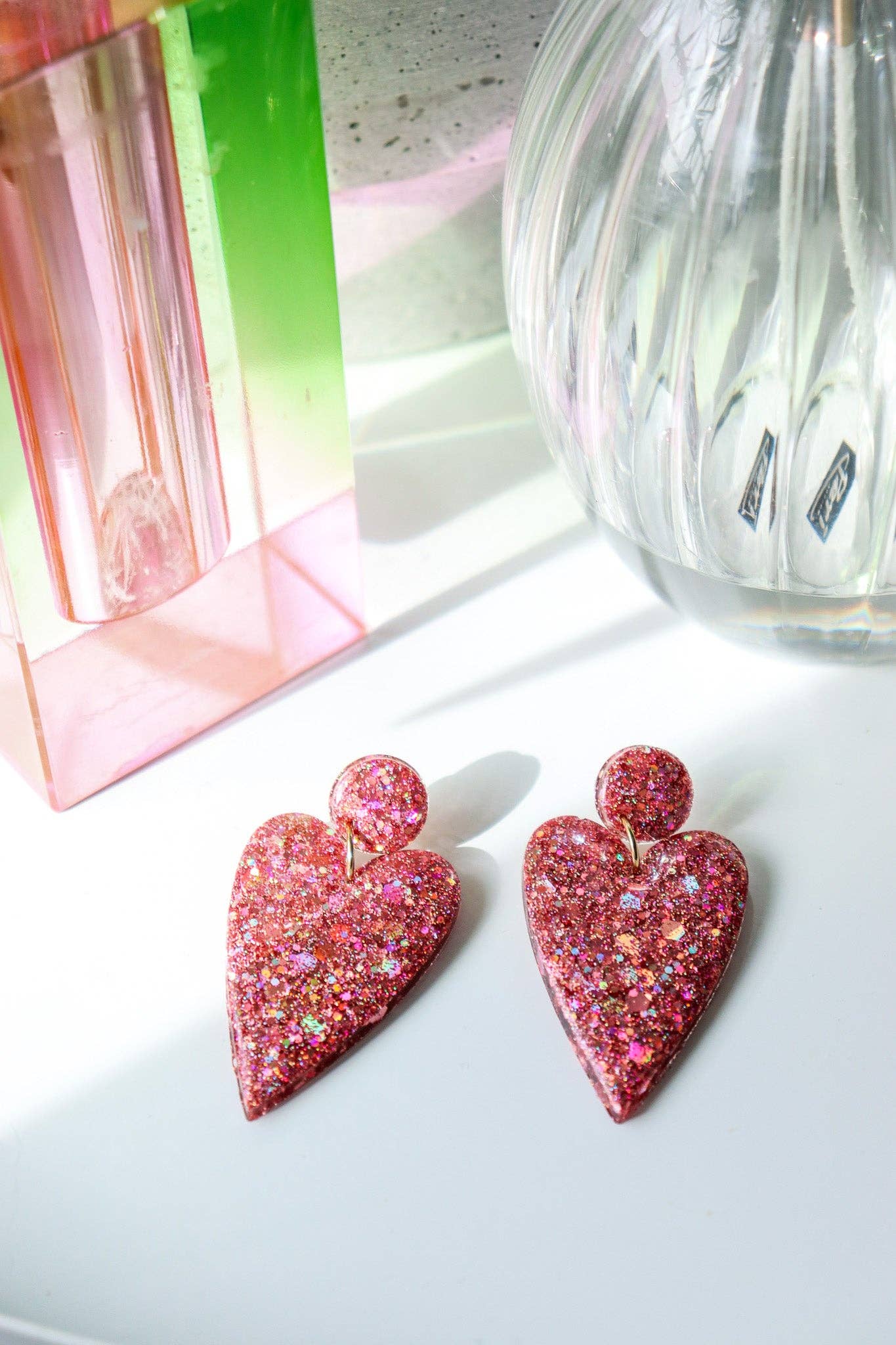 CG Home - Wholesale Dangle Earrings - Claire Peach Gold Earrings2