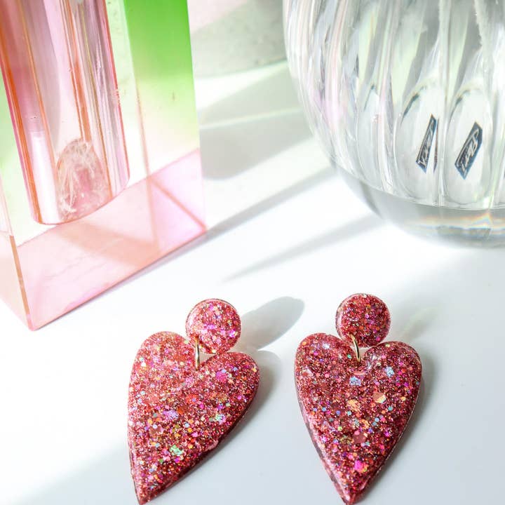 CG Home - Wholesale Dangle Earrings - Claire Peach Gold Earrings2