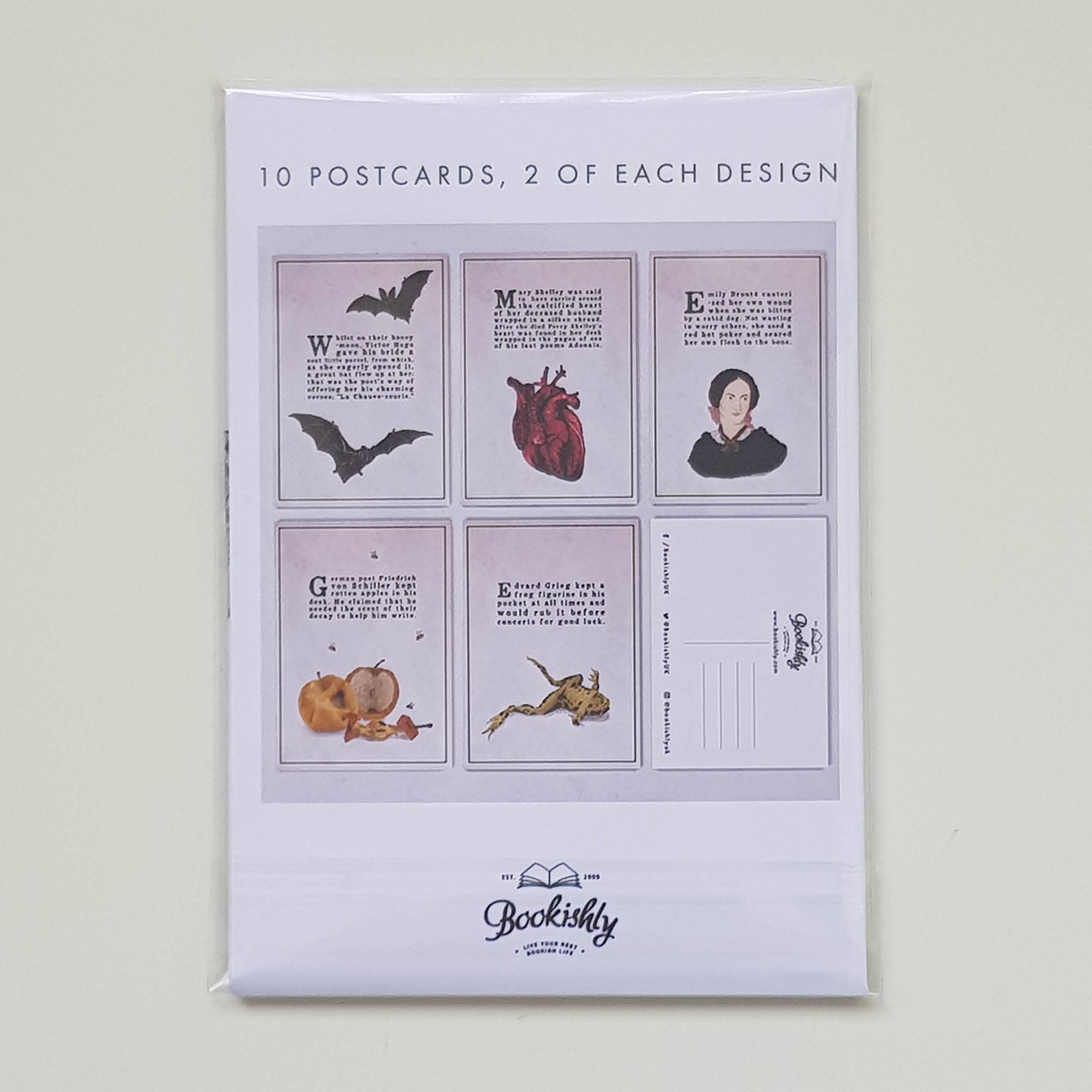 Bookishly (No US Import Fees) - Wholesale Postcard Set - Dark Academia Gothic Postcard Set2