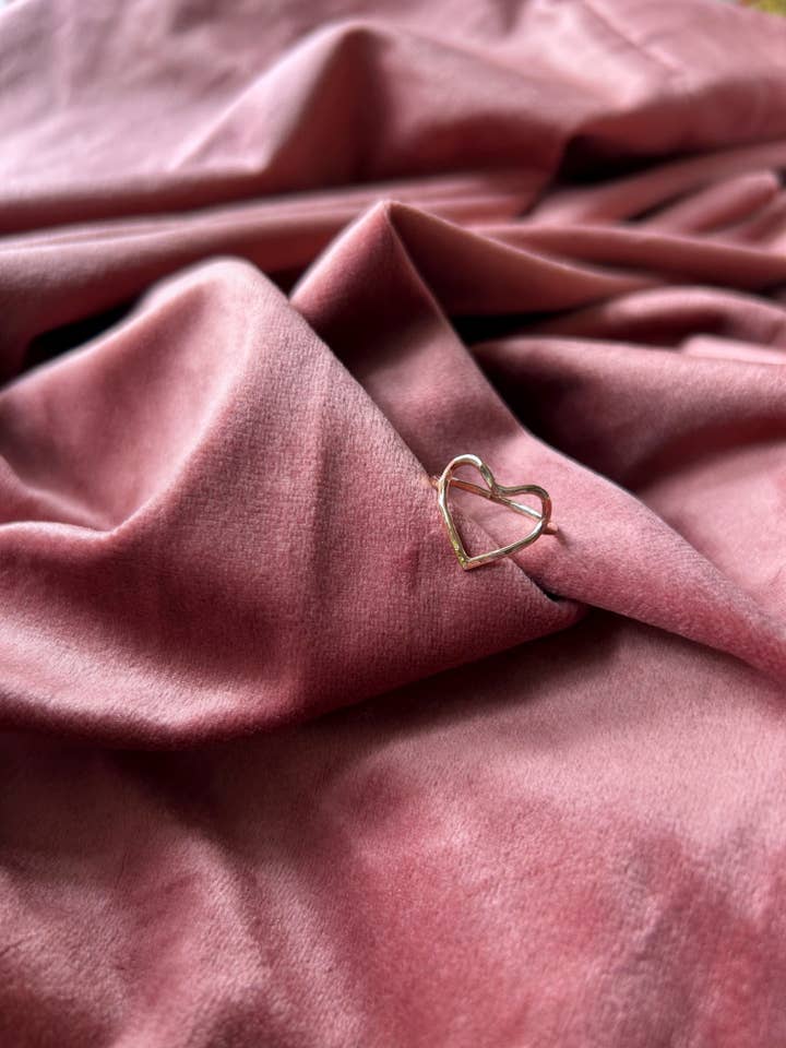 Heart Ring- 14k Gold Filled for wholesale by Lauren Brook