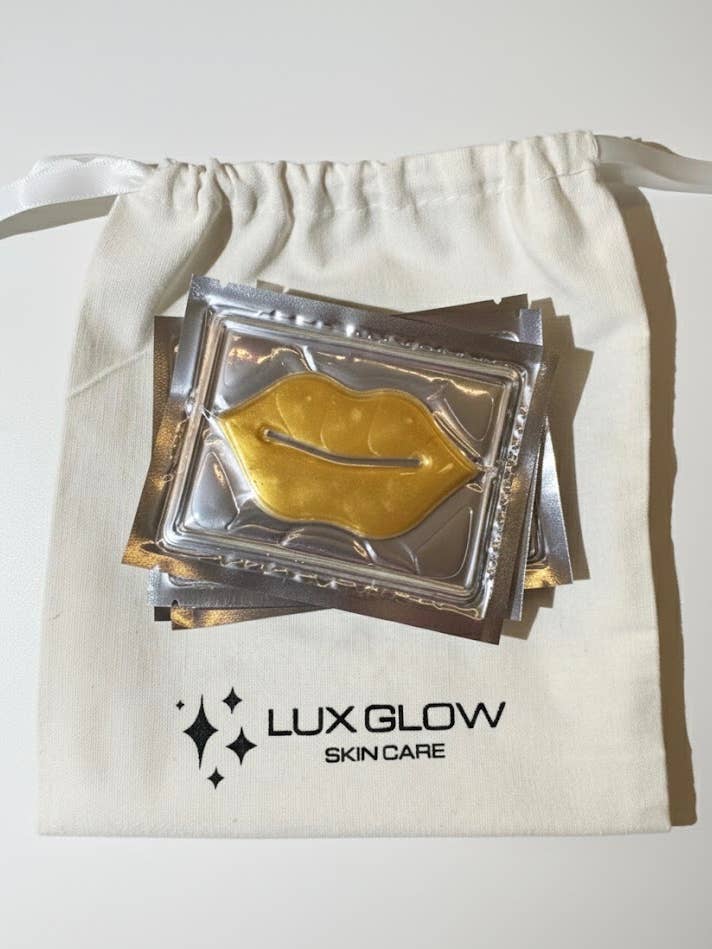 Lux Glow Lip Mask Gift Bag (10 per bag) for wholesale by Lux Glow Skin Care