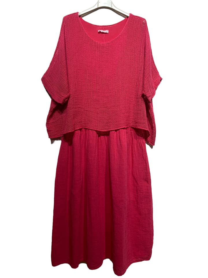 la maison des fibres naturelles – Vestido - Mulher por atacado – Vestido 19056 100% algodão49