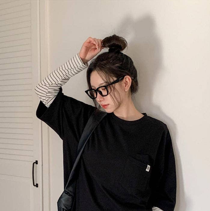 Little Light - Wholesale T-Shirt - Women's - Everyday Ease Pocket 100%soft Cotton Tee Made in Korea12