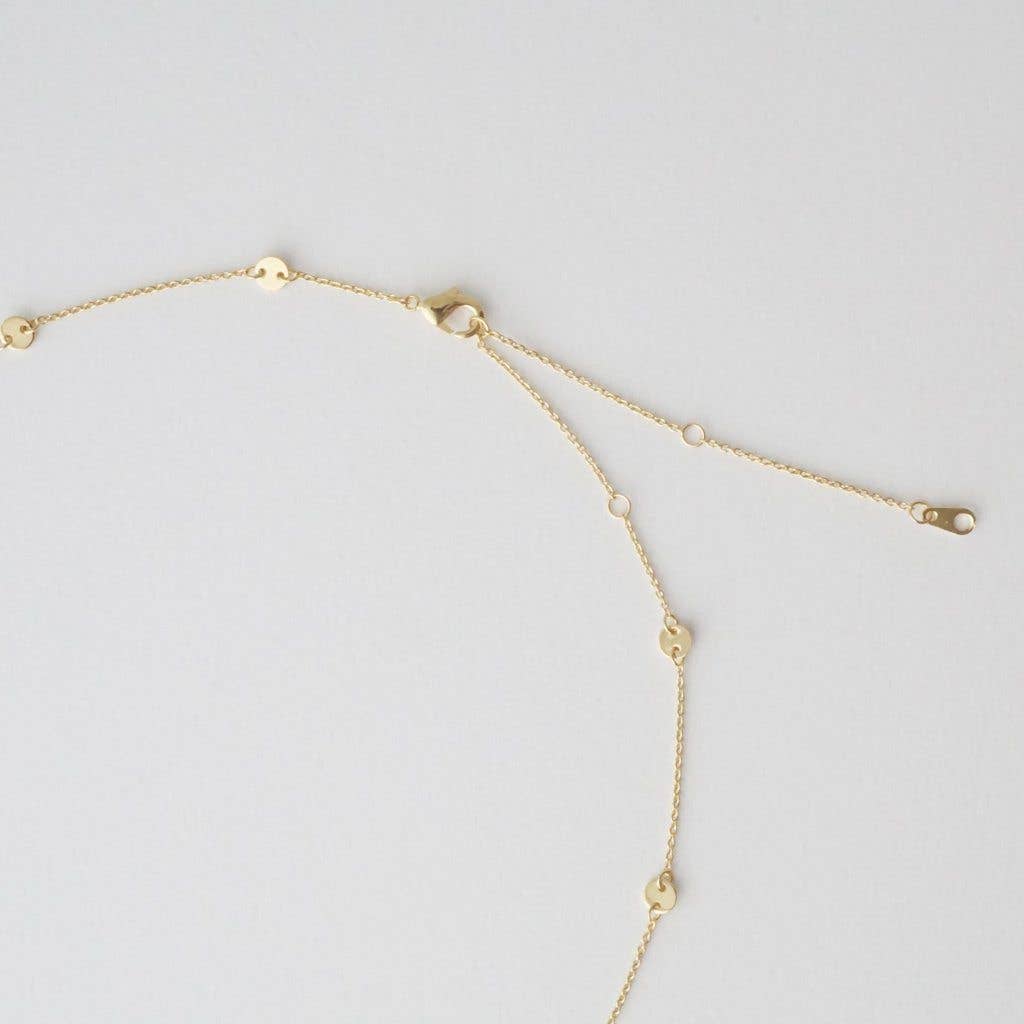 Honeycat Jewelry - Wholesale Link & Chain Necklace - Milky Way Disc Chain Necklace6