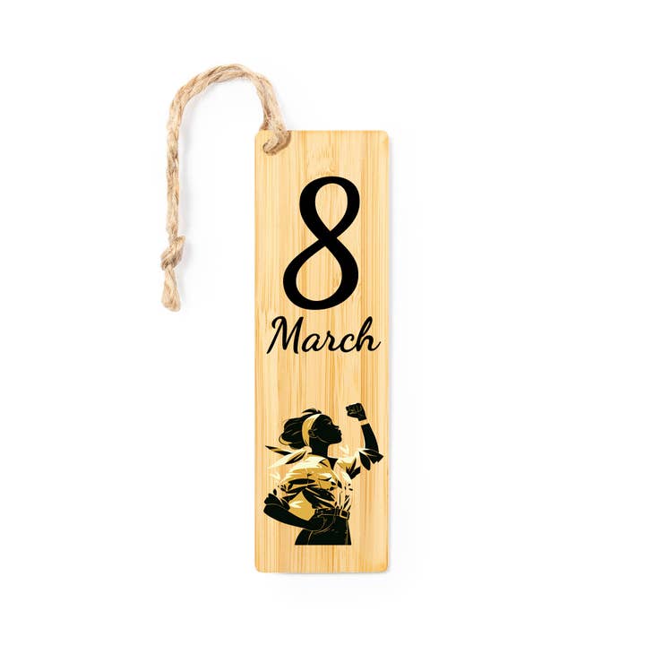 Bambus bogmærker · Kvindedag for engroshandel hos Fustik