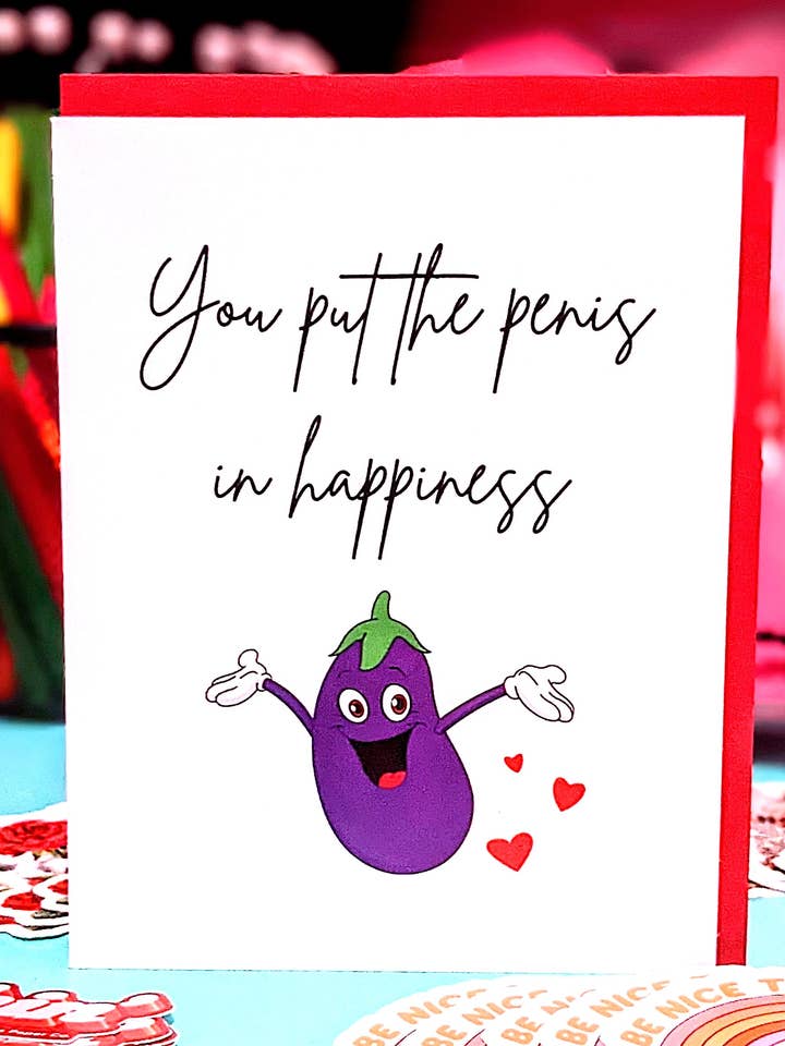 Glückskarte Penis für den Großhandel von Cards o' Glee LLC