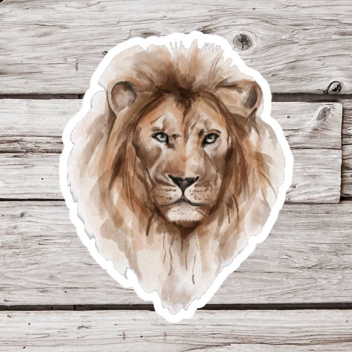 Pegatina de león, pegatina de animal para venta al por mayor de NatureCuts
