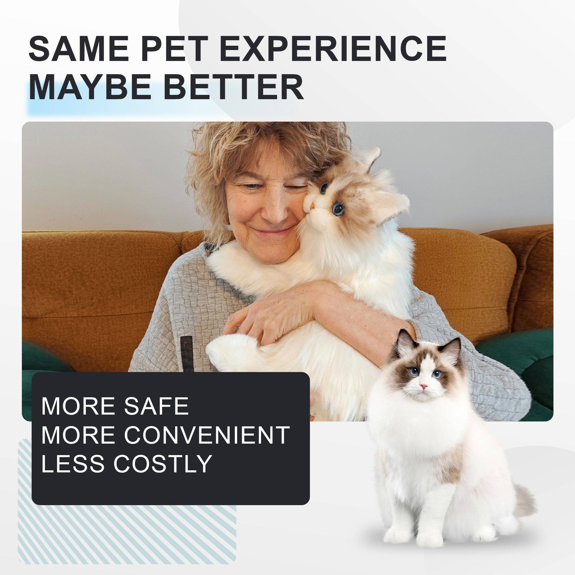 Chongker - Wholesale Stuffed/Plush Toy - Kids & Baby - Percy Robot Cat – Interactive Weighted Comfort Toy8