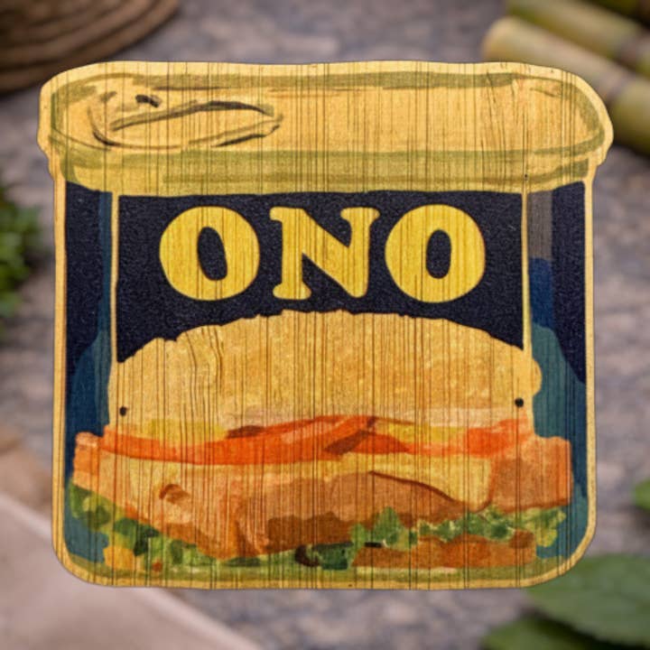 Ono Can Eco-Friendly Bamboo Sticker for wholesale by Bamboo Wood Stickers