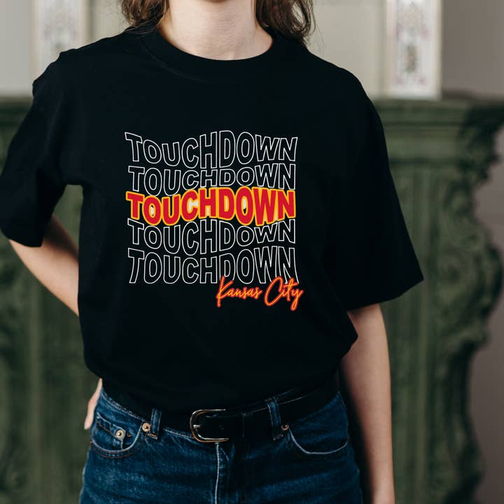 Touch Down Kansas City Repeat Shirt for wholesale by Farmtown Printing Company