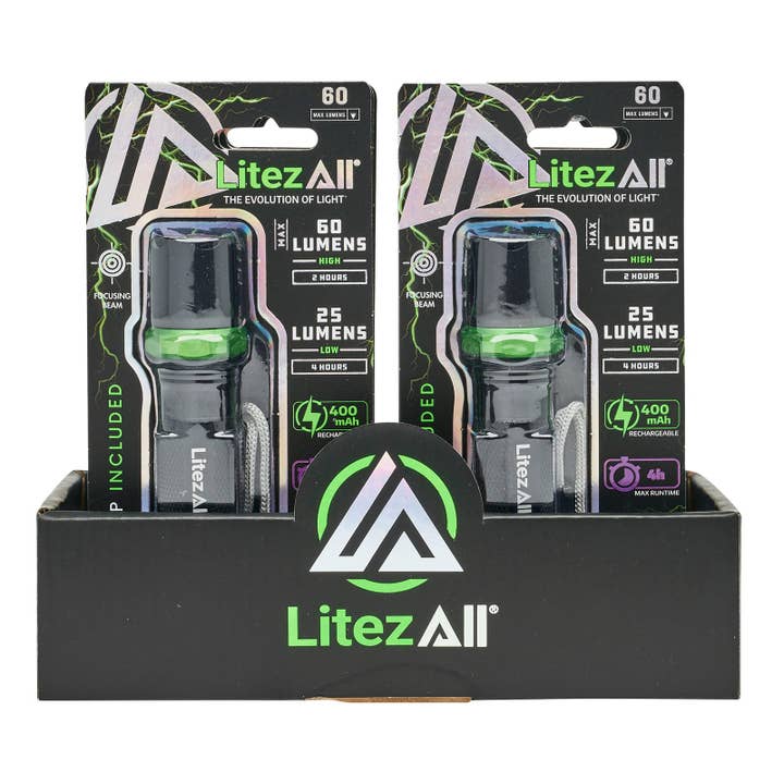 LitezAll - Wholesale Flashlight - LitezAll Rechargeable Mini Tactical Flashlight12
