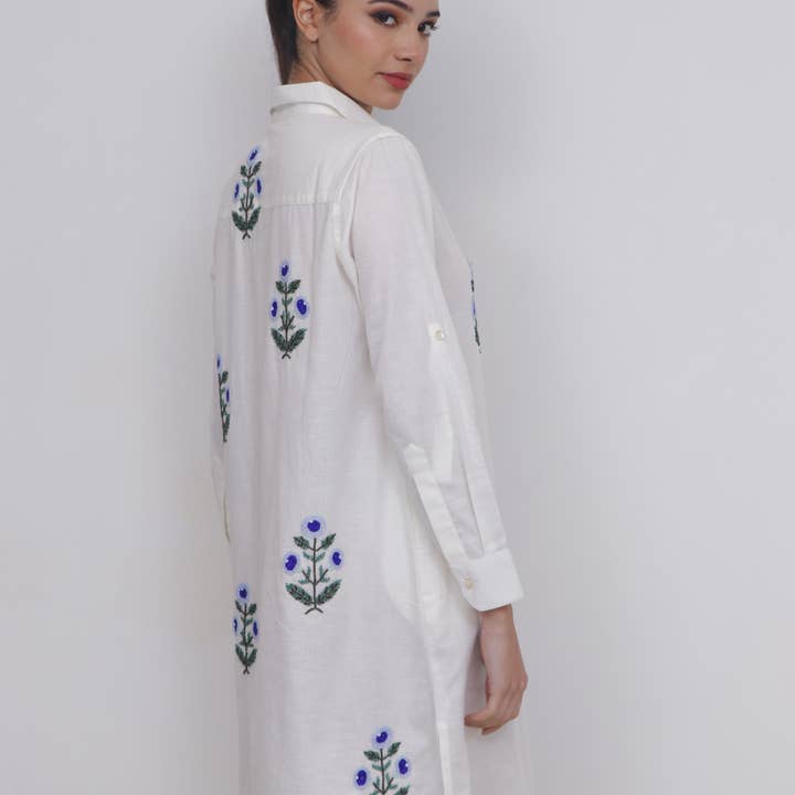 Tiana Designs - Wholesale Dress - Women's - LN 1562 - Ivory/ Peri2