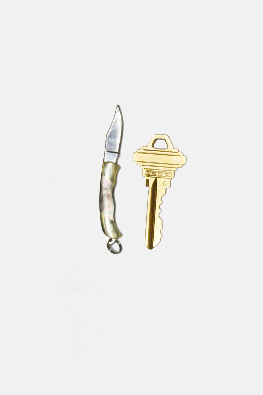 Curated Basics - Wholesale Pocket Knife/Holder - Assorted Mini Inlay Folding Knife8