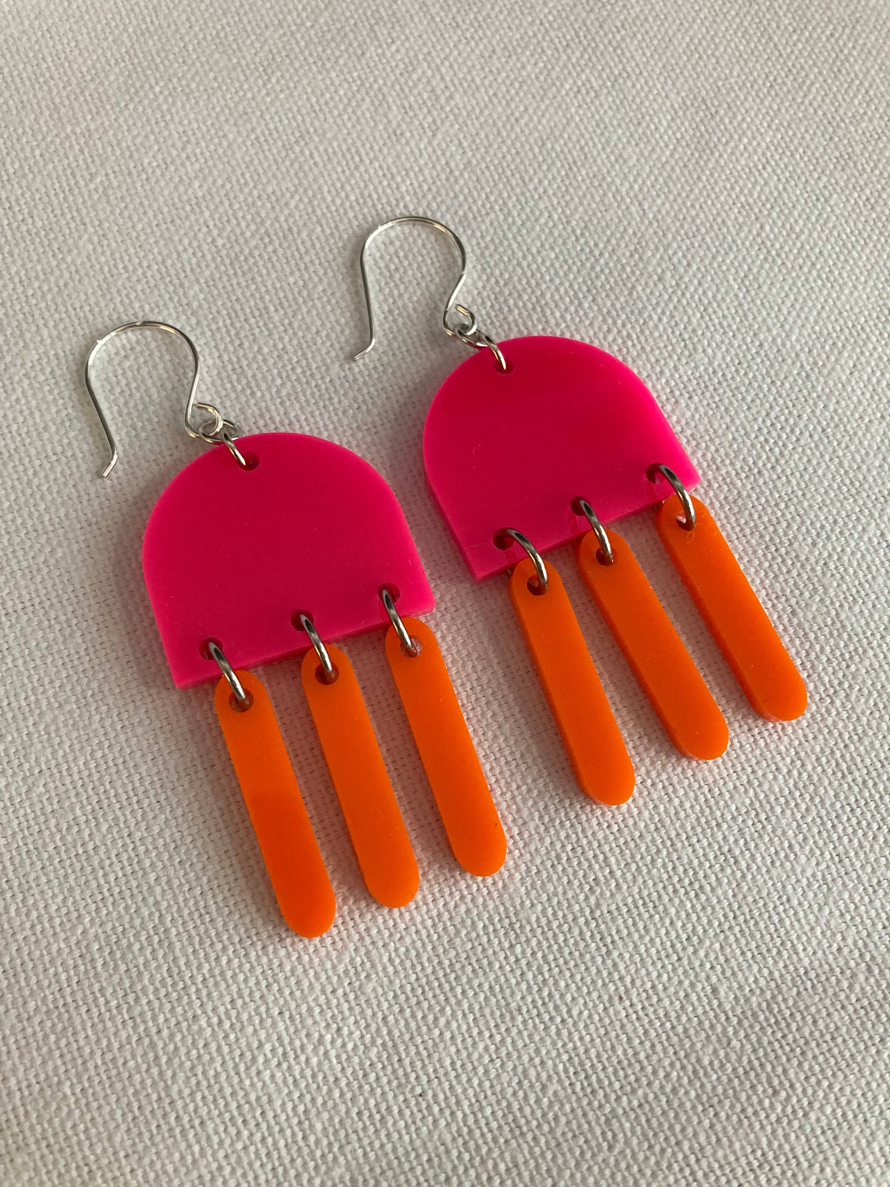 The Lost & Found - Wholesale Dangle Earrings - Hillside Earrings "Irridescent Multi"7