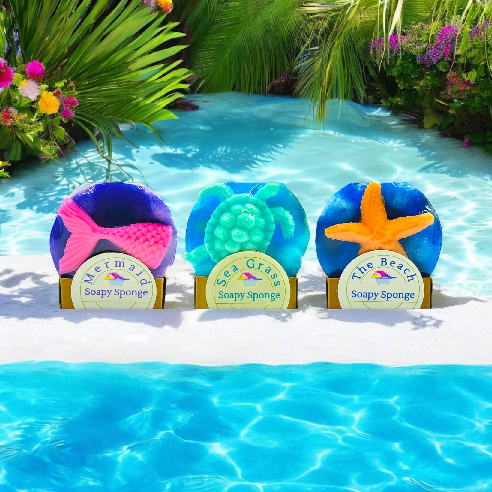 Ideal Soaps - Wholesale Bath Pouf/Sponge - Soapy Sponge Sea Grass7