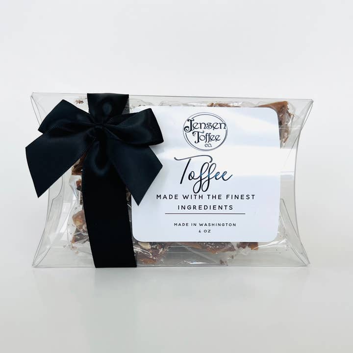 Jensen Toffee Company – wholesale Toffee – Dark Chocolate Almond Toffee