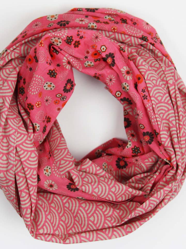 Økologisk Bomuldstørklæde Kohana Rose for engroshandel hos Les Belles Vagabondes