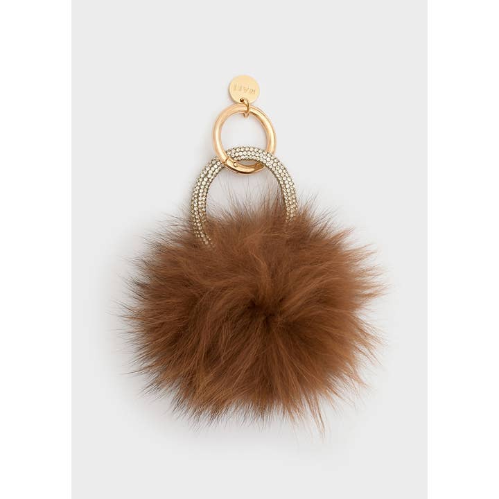 POMPON PORTE-CLÉS/CHARM BEIGE - N64 pour la vente par NALI'