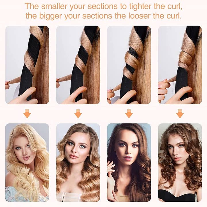 Q&C Distribution - Wholesale Hair Curlers - Sponge Heatless Hair Curler (3 Colors)3