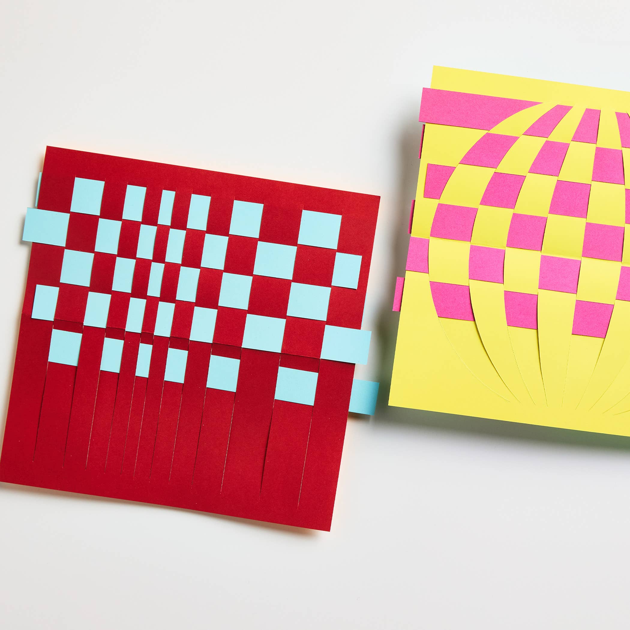 MAJO IDEAS – wholesale DIY craft kit – Child – VOL ①② — OP ART Sticker Based Art Pack12