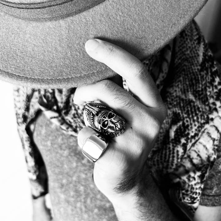 WJW - Wholesale Signet Ring - Stainless Steel Blank Engravable Square Men's Signet Ring3