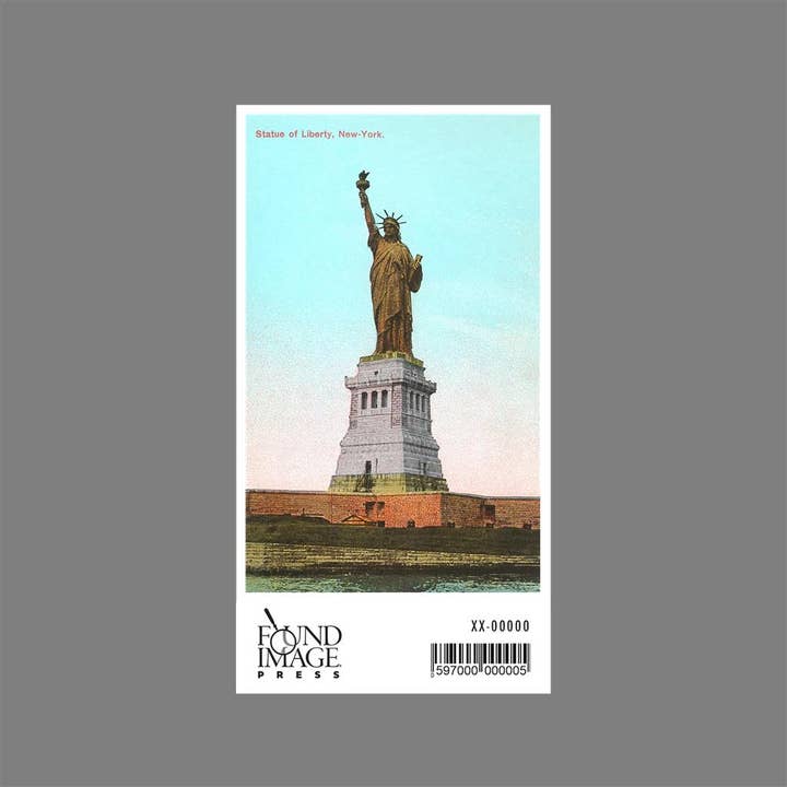Found Image Press - Vendita all'ingrosso Adesivo - Adesivo NY-507 Statua della Libertà, New York City1