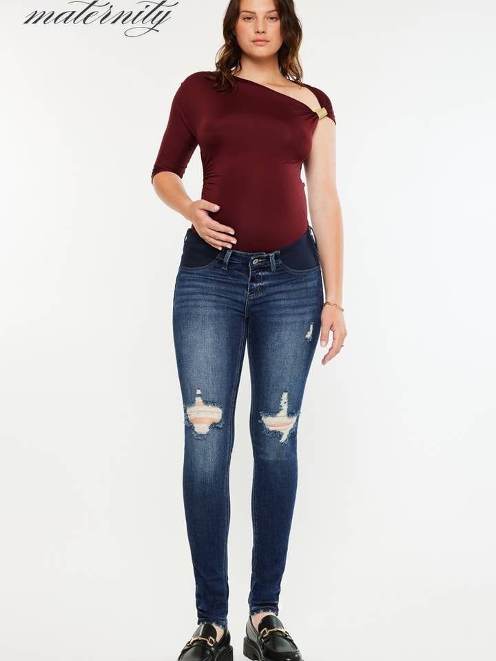 FAIXA DE INSERÇÃO DE MATERNIDADE SUPER SKINNY - KC6360D por atacado de Kan Can USA