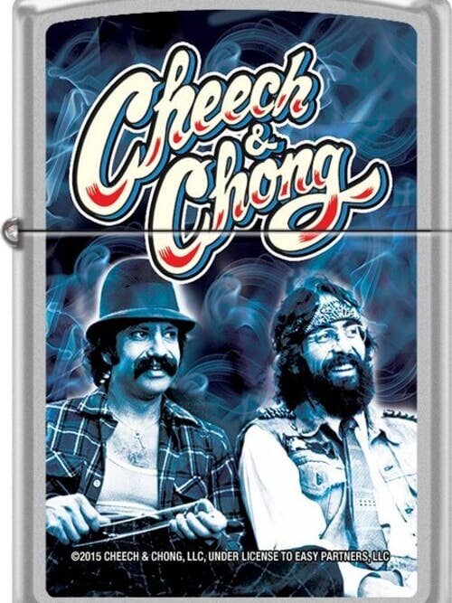 Cheech & Chong - Court Satin Chrome Zippo Lighter for wholesale by Scorpio Posters