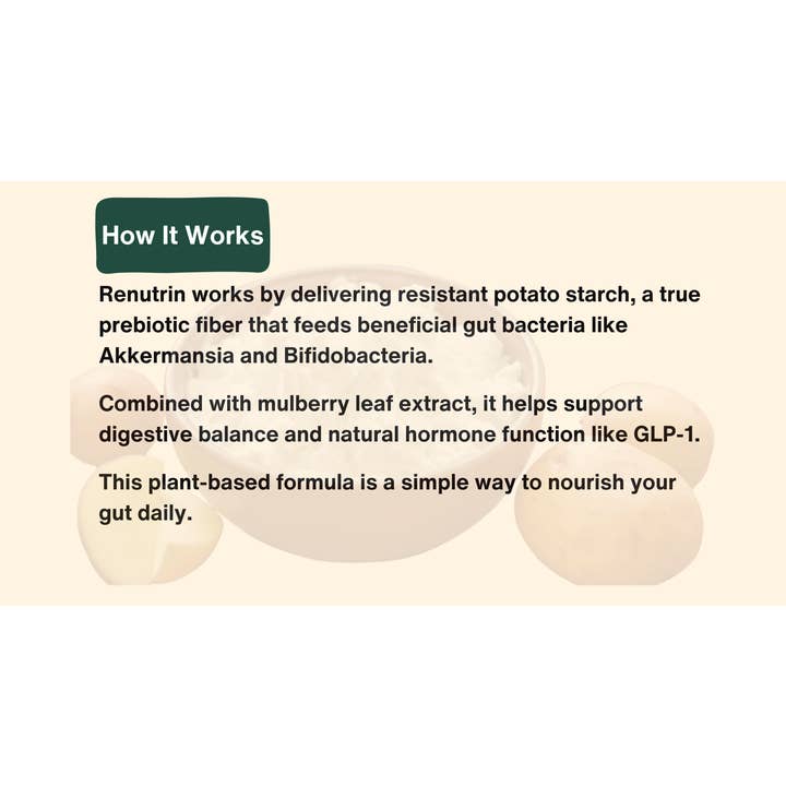 Renutrin - Wholesale Oral Supplement/Vitamin - Prebiotic Fiber Supplement for Gut and Metabolic Health7