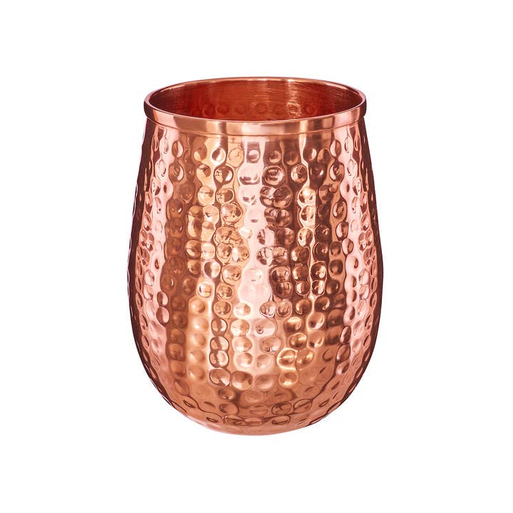 Specter & Cup - Wholesale Cocktail/Liquor Glass - Lima copper tumbler - cocktail tumbler (hammered, 470 ml)1