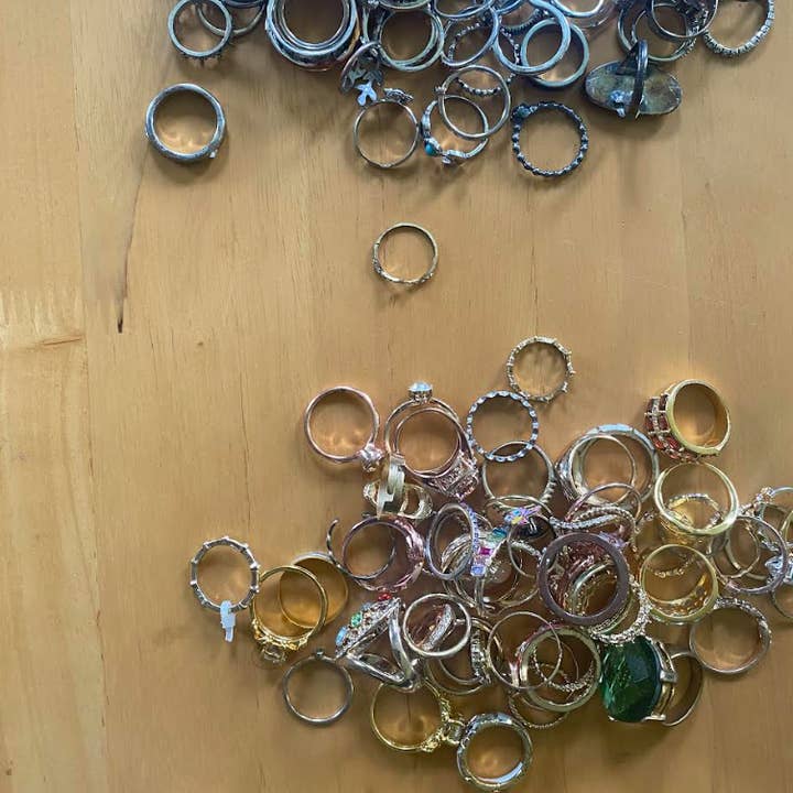 Etymology Jewelry - Wholesale Cocktail/statement ring - Vintage Rings- Crystal Rings- Gem Stone Rings Bulk Listing3