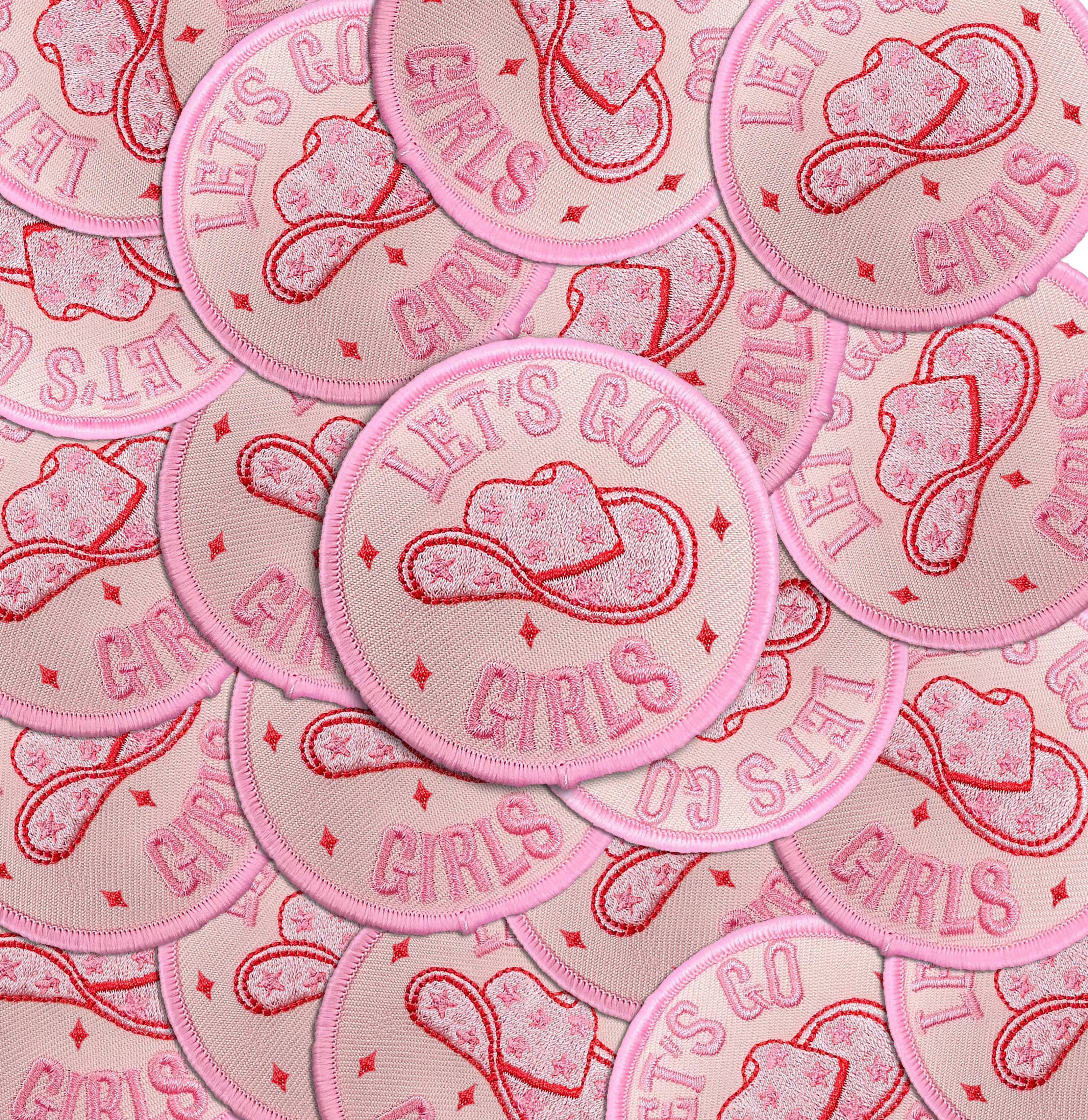 Patchgram - Wholesale Patch - Let's go girls embroidered patches for trucker hat! 2