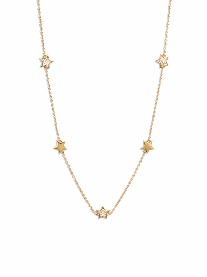 Colar CZ Star Collar por atacado de Sami Jewels