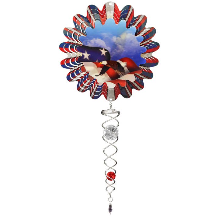 Animated Patriotic - Mini Set Wind Spinner for wholesale by Spinfinity Designs