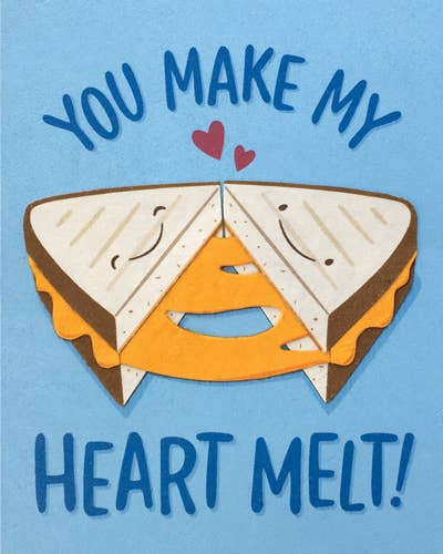 Good Paper - Wholesale Love Card - Grilled Cheese Love0