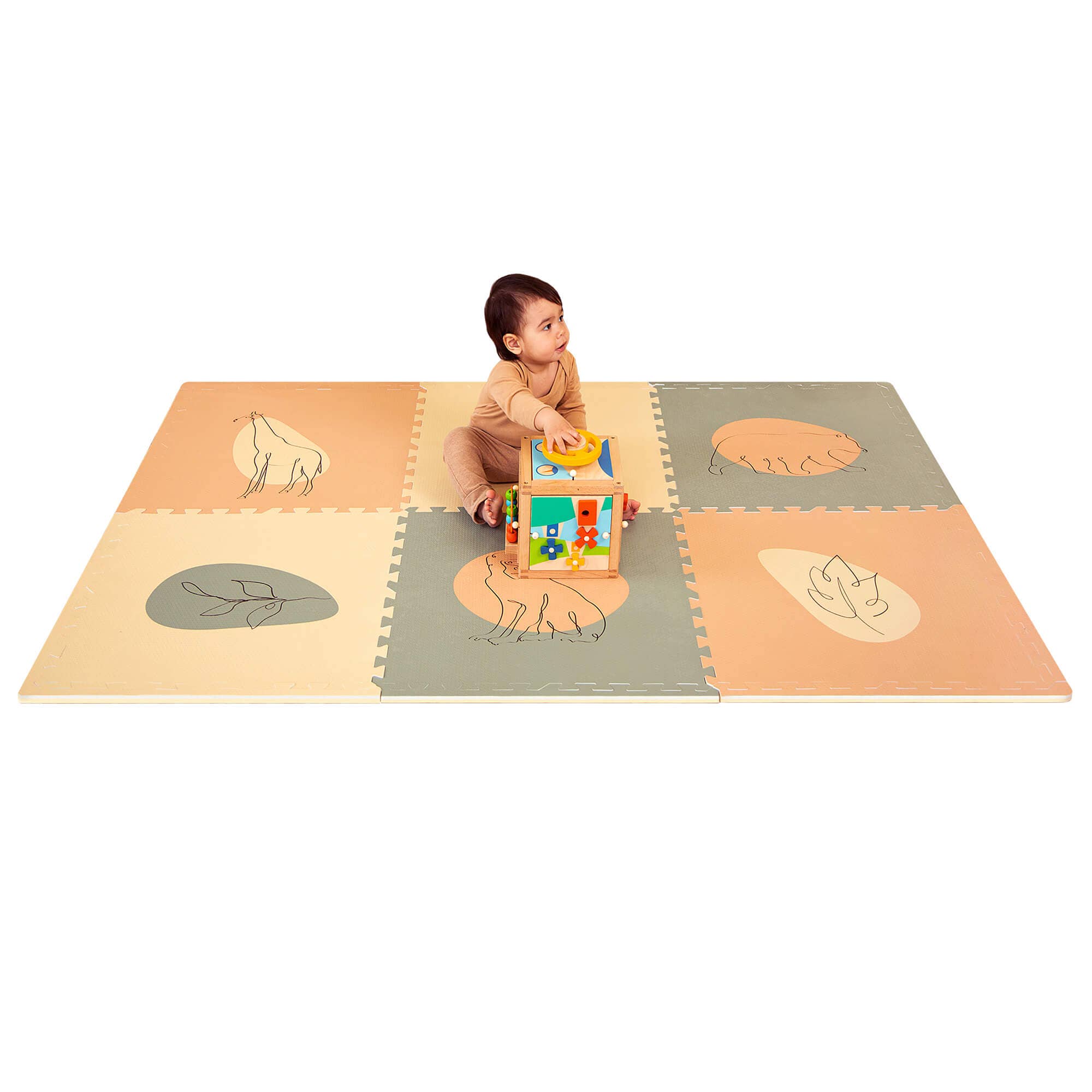 HM Hamburg Merchants GmbH - Wholesale Play Mat - Kids & Baby - Hakuna Matte XXL Foam Play Mat «Jungle Sunset» 1.8 x 1.2 m9