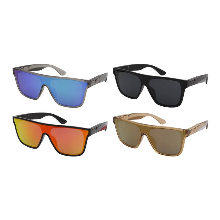 Shark Eyes, Inc - Wholesale Sunglasses - Unisex - Polarized Sunglasses Classic Lifestyle+ Frames New Shield