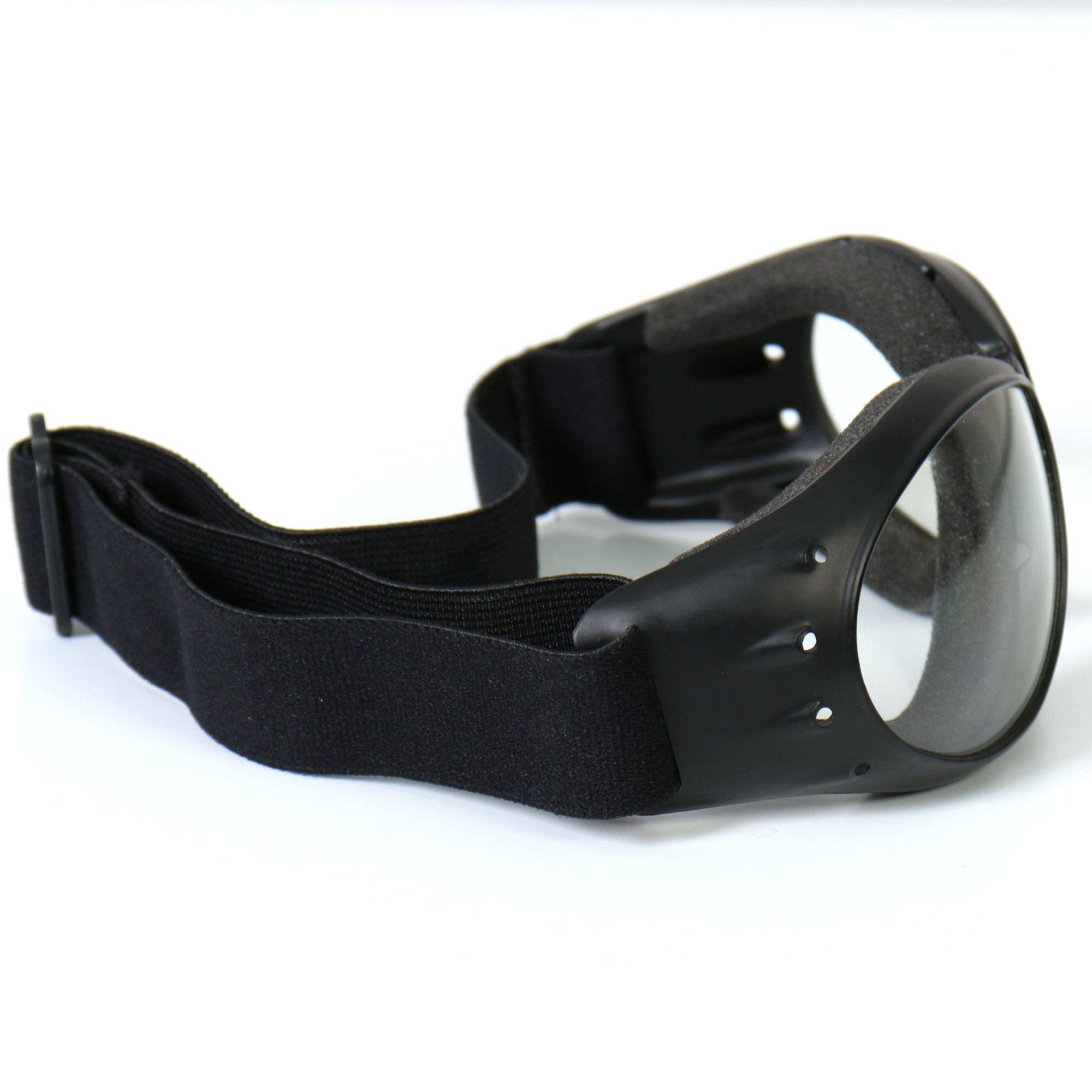 CLR Hot Leathers SGG1005 Eliminator Style Motorcycle Riding Goggles with Clear Lenses for wholesale on Faire2