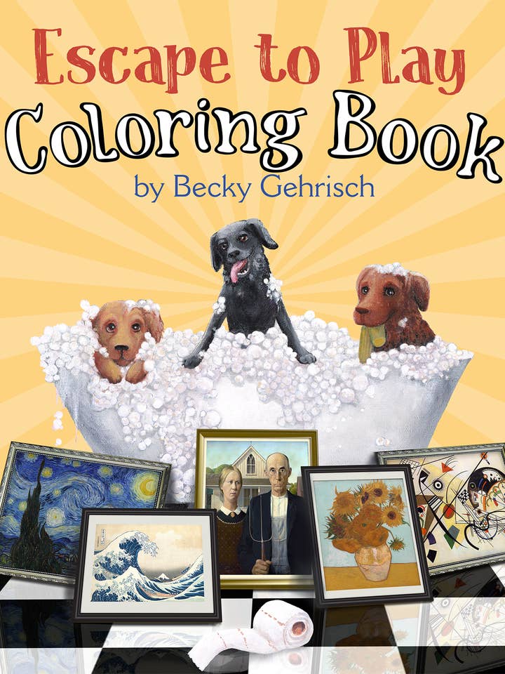 Flygte at spille malebog for engroshandel hos Bookling Media