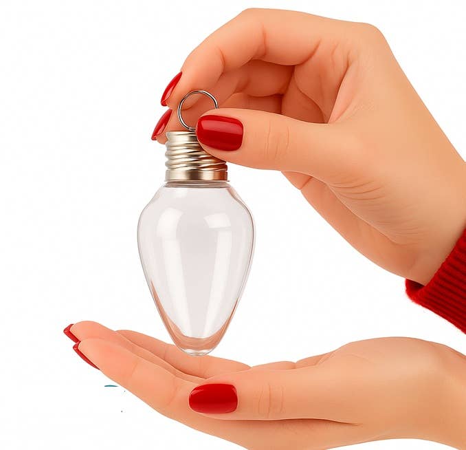 Factory Direct Craft – Engroshandel Julepyntsæt – Akryl fyldbar pæreornament