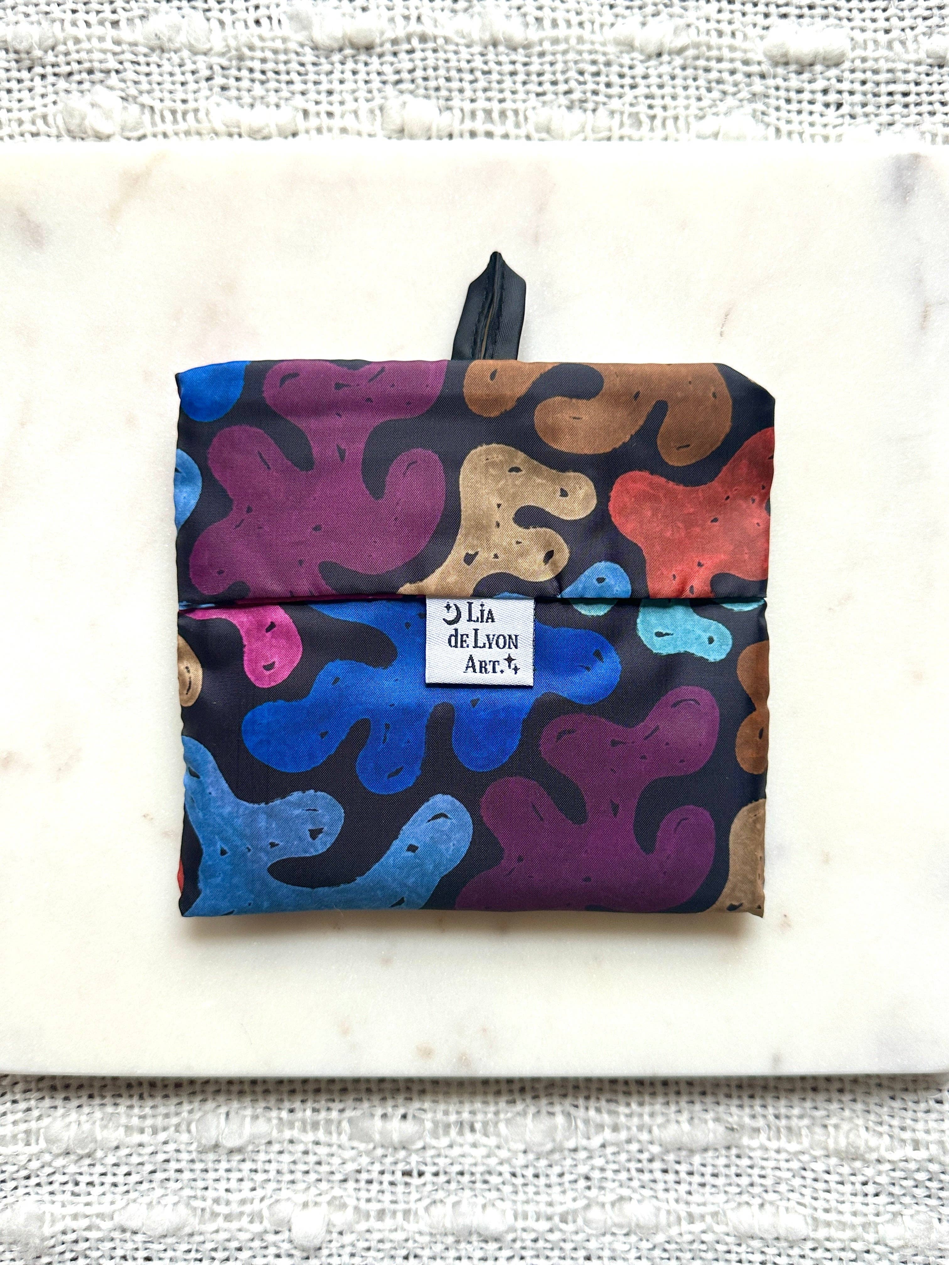 liadelyonart - Wholesale Grocery/Shopping Bag - Colorful Coral Reusable Tote Bag2