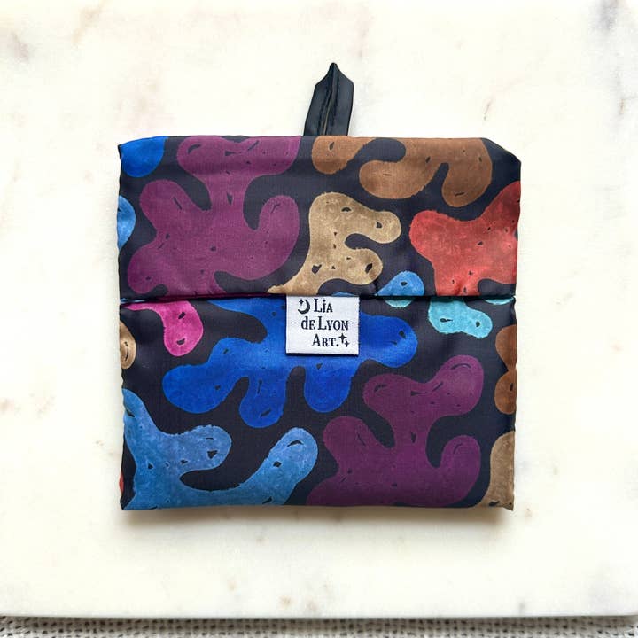 liadelyonart - Wholesale Grocery/Shopping Bag - Colorful Coral Reusable Tote Bag2