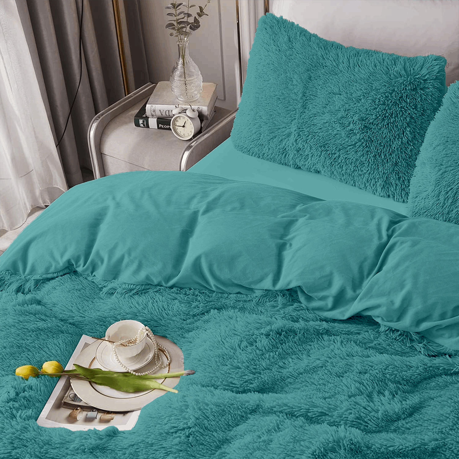 Beach Stone – wholesale Bedding set – Teddy Cuddles Hug & Snug Duvet Cover Bedding Set With Pillowcase Cosy & Warm61