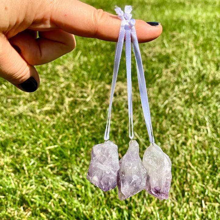 New Moon Beginnings - Wholesale Spiritual Stone/Crystal - Raw Amethyst Point Ornament, Home Decor, Ornament Decoration