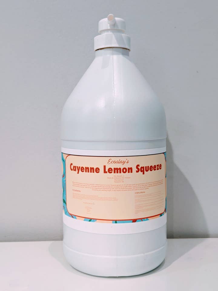 Cayenne Lemon Squeeze Growth Oil - 64 oz for wholesale by Ecoslay