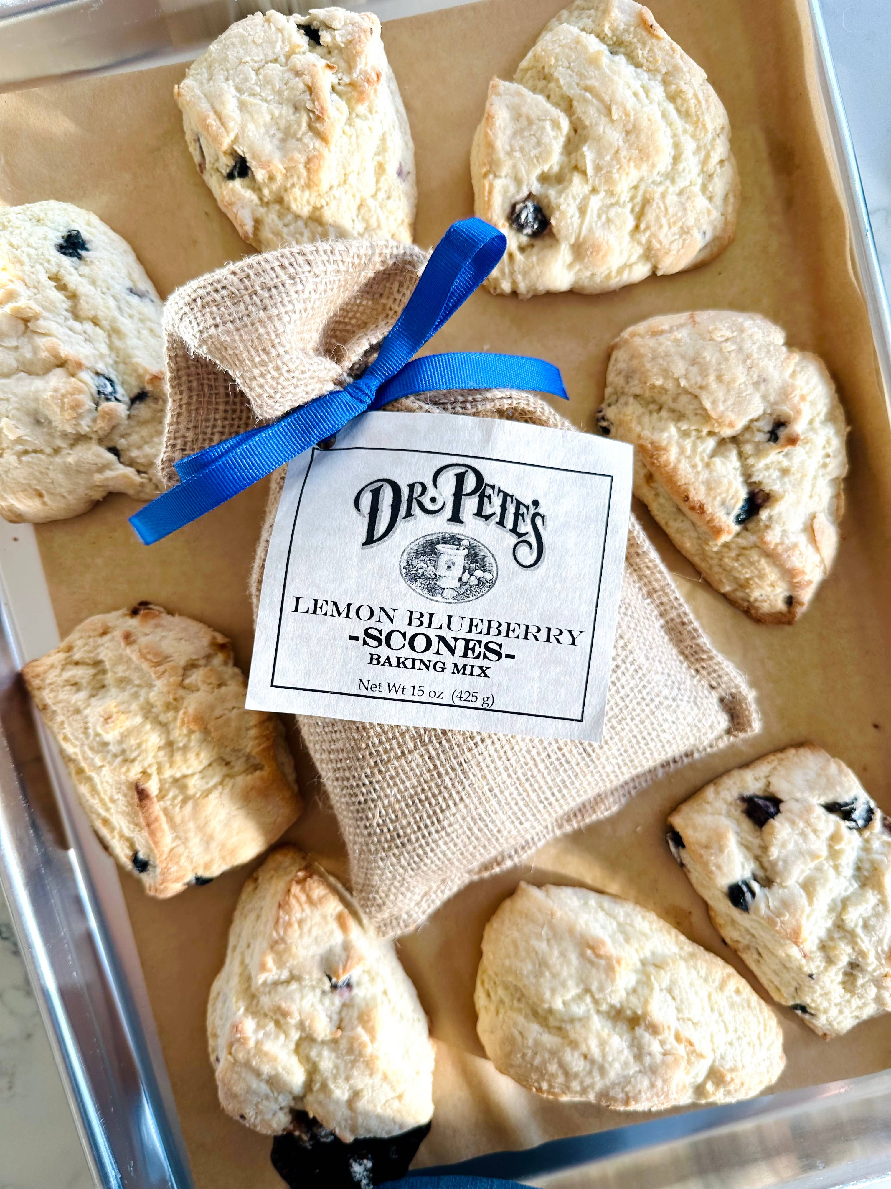 Dr. Pete's Foods - Wholesale Biscuit Mix - Lemon Blueberry Scone Mix2